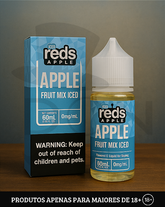 Juice 7Daze - Reds Apple Fruit Mix Iced - 0mg - 100ml