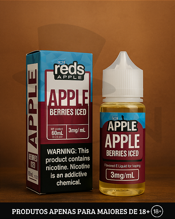 Juice 7Daze - Reds Apple Berries Ice - 3mg - 100ml