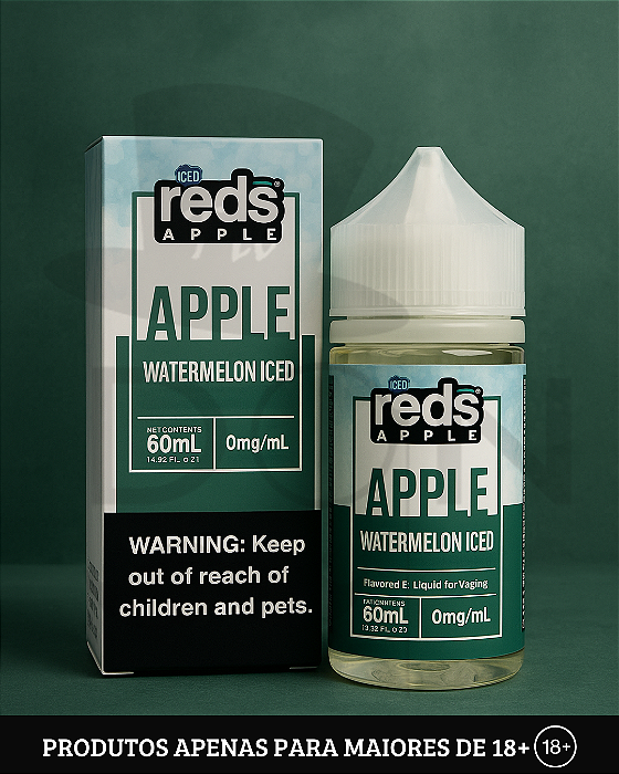 Juice 7Daze - Reds Apple Watermelon Iced - 3mg - 100ml