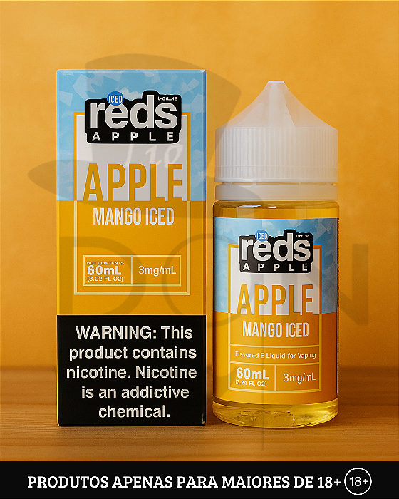 Juice 7Daze - Reds Apple Mango Iced - 6mg - 100ml