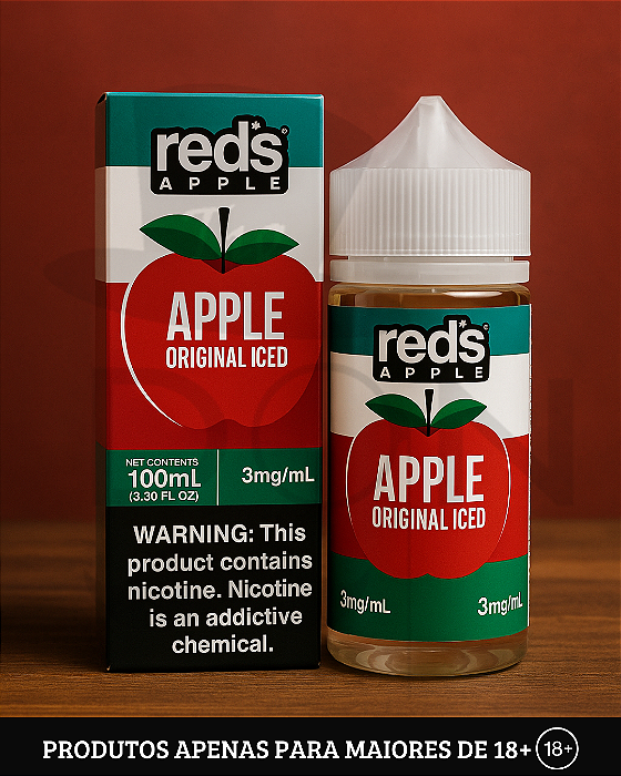 Juice 7Daze - Reds Apple Ice - 6mg - 100ml