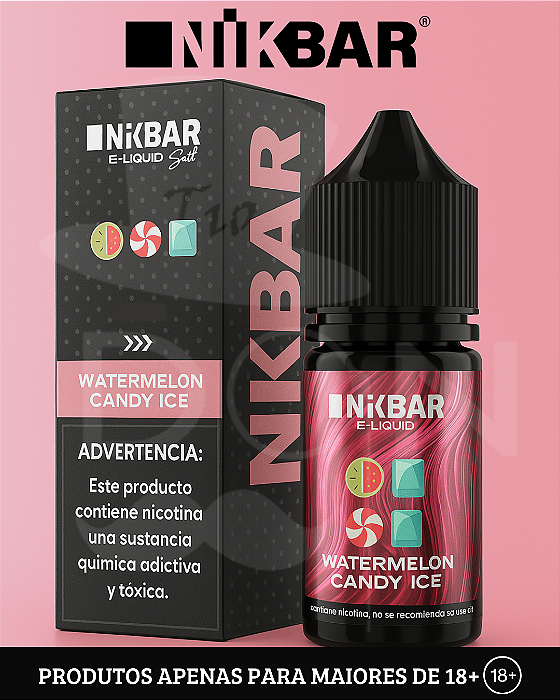 Salt Nikbar - Watermelon Candy Ice - 35mg - 30ml