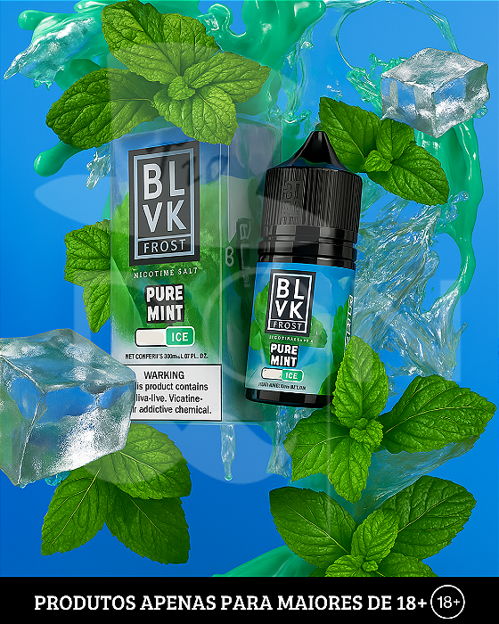 Salt BLVK Frost - Pure Mint Ice - 50mg - 30ml