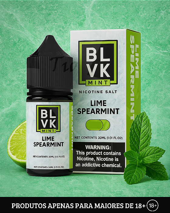 Salt BLVK Mint - Lime Spearmint - 50mg - 30ml
