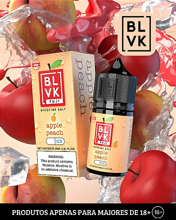 Salt BLVK Fuji - Apple Peach - 50mg - 30ml