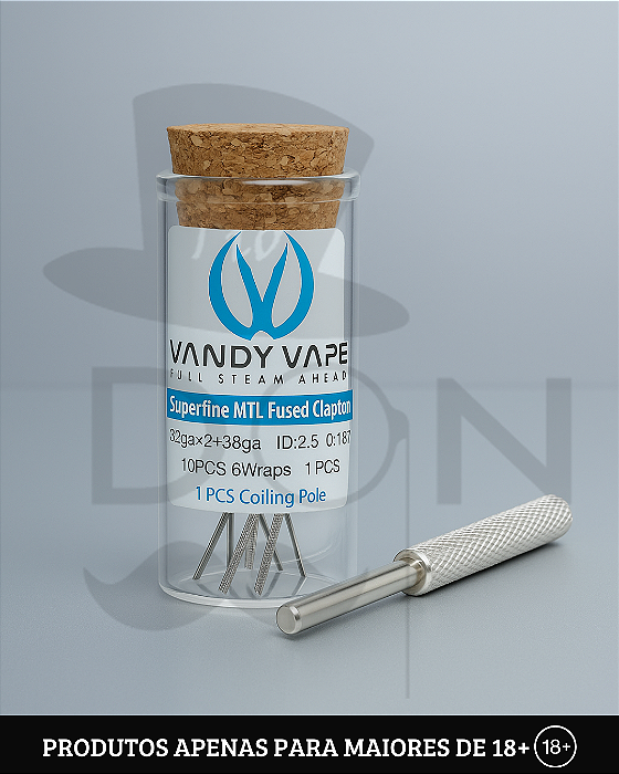 Resistência Vandy Vape Superfine MTL Fused Clapton KA1 0.99 Ohm