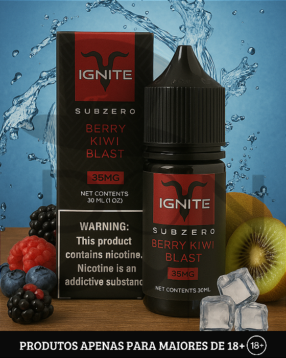 Salt Ignite - Berry Kiwi Blast - 35mg - 30ml