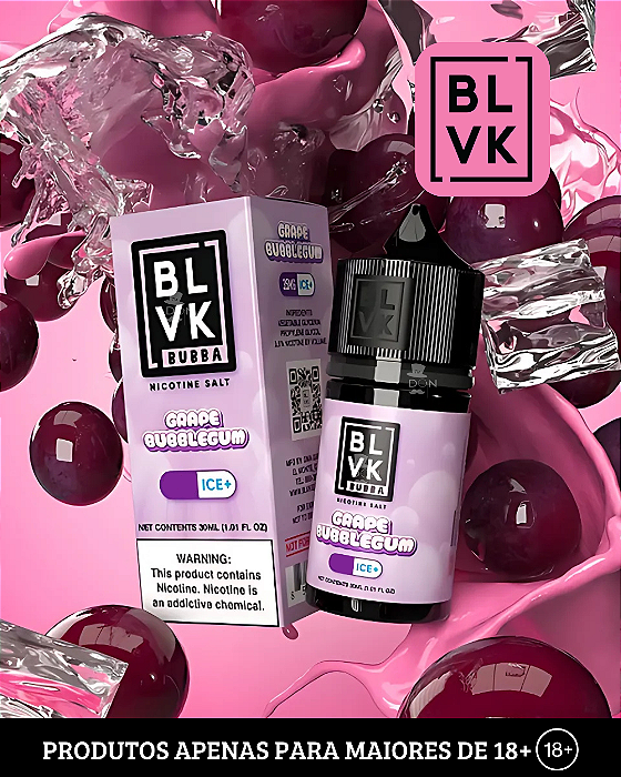 Salt BLVK Bubba - Grape Bubblegum - 35mg - 30ml