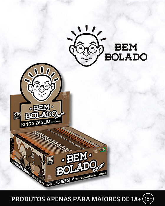 Seda Brown King Size Large - Bem Bolado