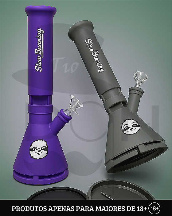 Bong de Silicone Supreme - Slow Burning