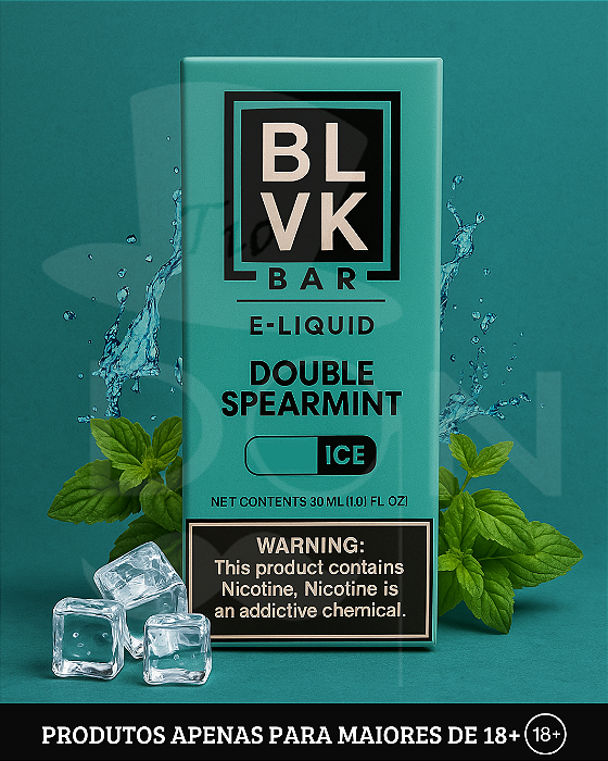 Salt BLVK BAR Double Spearmint - 35mg - 30ml