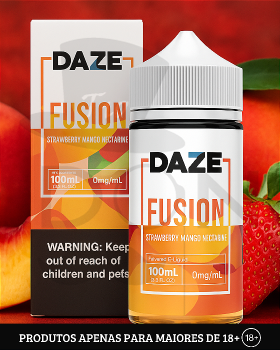 Juice 7Daze Reds Fusion - Strawberry Mango Nectarine -  3mg - 100ml