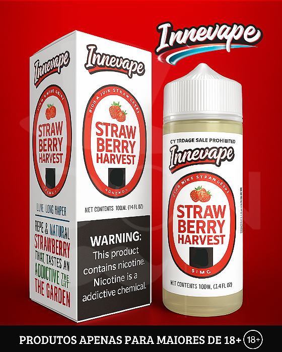 Juice InneVape Heisenberg - Strawberry Harvest - 3mg - 100ml