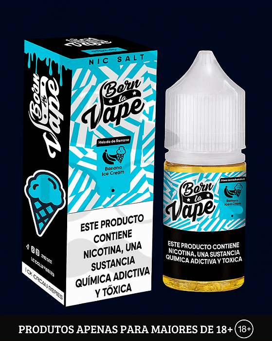 Salt Born To Vape - Banana Ice Cream - 20mg - 30ml