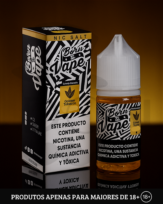 Salt Born To Vape - Golden Tabacco - 50mg - 30ml