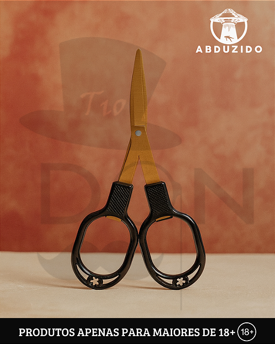 Tesoura ABDZ Dobrável Prime Metal - Gold/Black