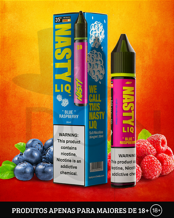 Salt Nasty - New Blue Raspberry - 35mg - 30ml