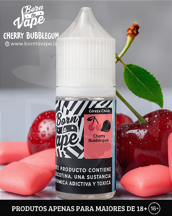 Salt Born To Vape - Cherry Bubblegum - 50mg - 30ml