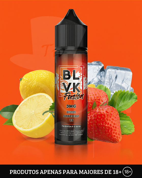 Juice BLVK Fusion - Citrus Strawberry Ice - 6mg - 60ml