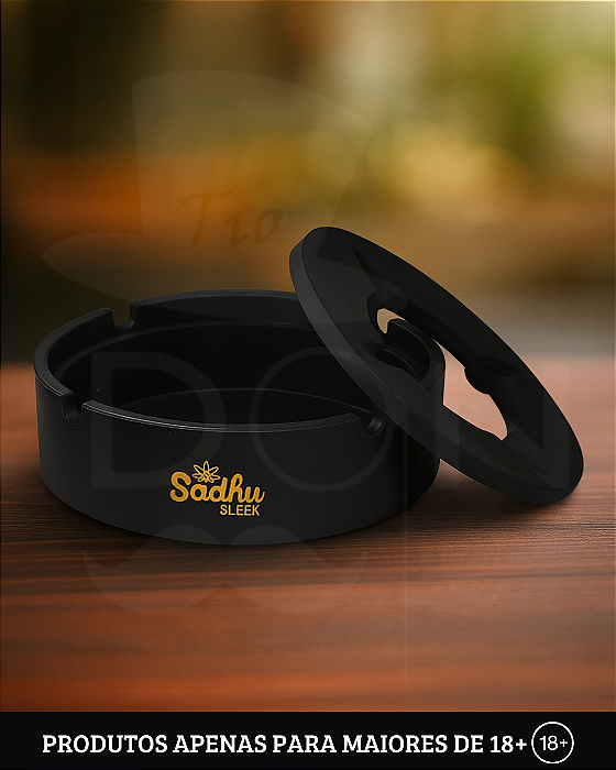 Cinzeiro de Silicone com Tampa - Sadhu (P)