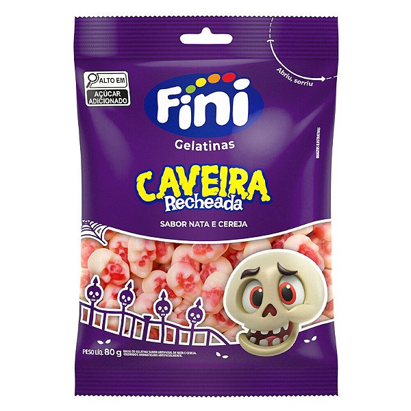 Caveira Recheada 80g - Fini