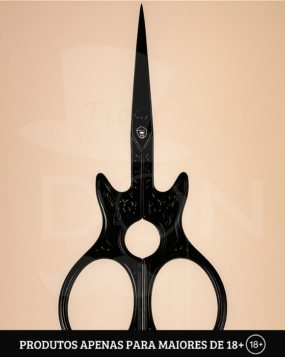 Tesoura Guitar Black Matte - Abduzido