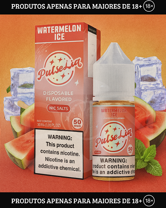 Salt Geekbar Pulseliq - Watermelon Ice - 30mg - 30ml