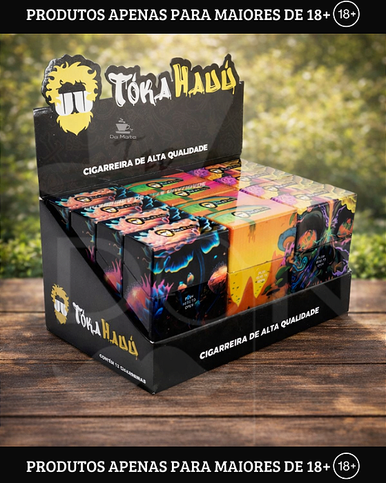 Cigarreira Estampada - Tokahauu (Cores Váriadas)