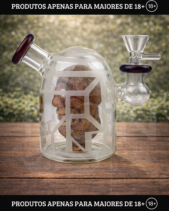 Bong Vidro Gold Maori Padang - Abduzido (P)