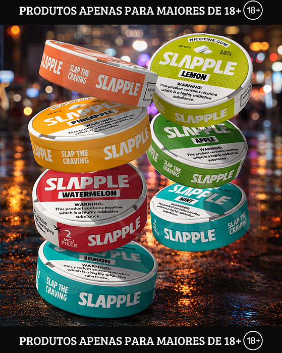 Chicletes de Nicotina (4mg) - Slapple