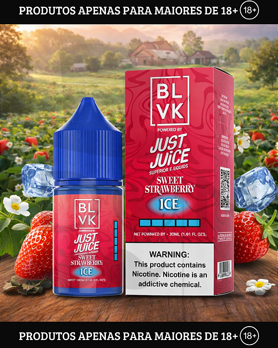 Salt BLVK Just Juice - Sweet Strawberry - 35mg - 30ml