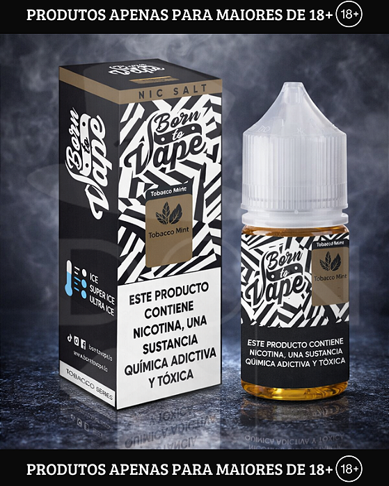 Salt Born To Vape - Tabacco Menthol - 50mg - 30ml