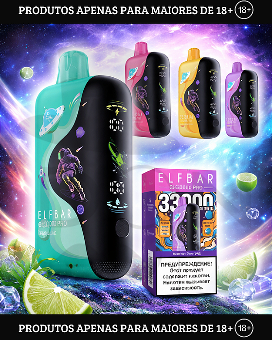 Descartável Elfbar - GH 33k Pro - 5% (50mg)