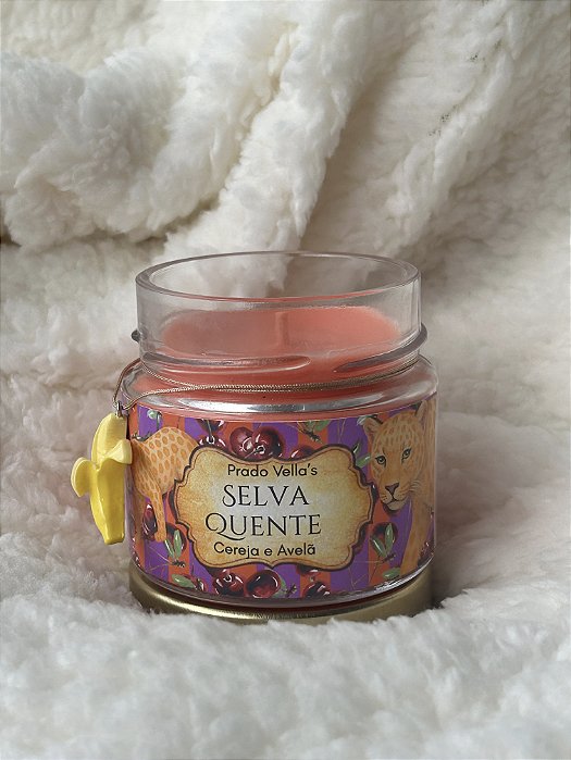 Vela aromática Selva Quente - CEREJA & AVELÃ