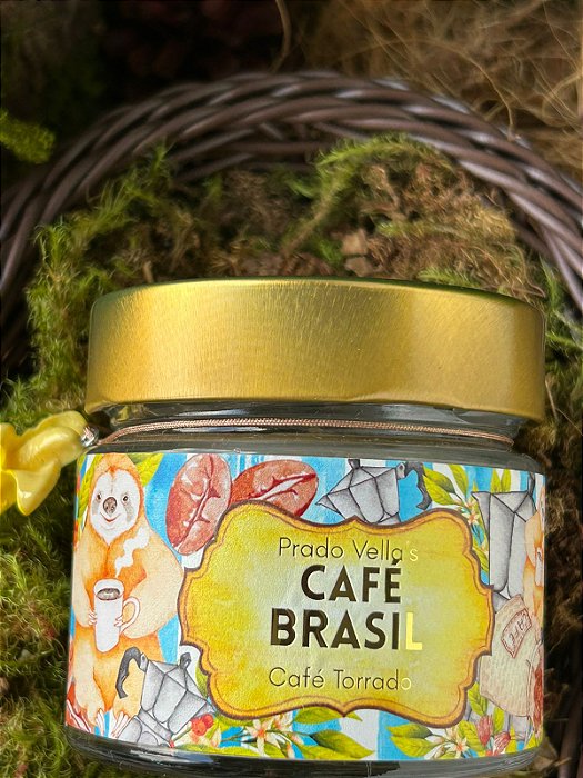 Vela aromática Café Brasil - CAFÉ TORRADO- 140 gramas