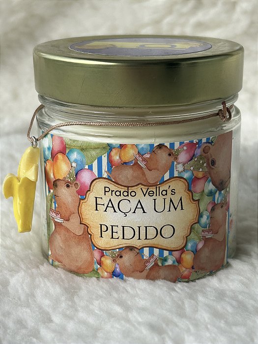 Vela Faça um Pedido - Bolo de aniversário