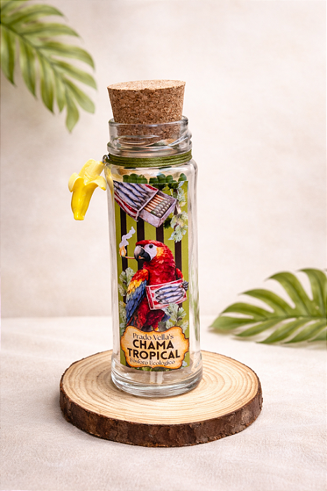 Vidro de fósforo - Chama Tropical