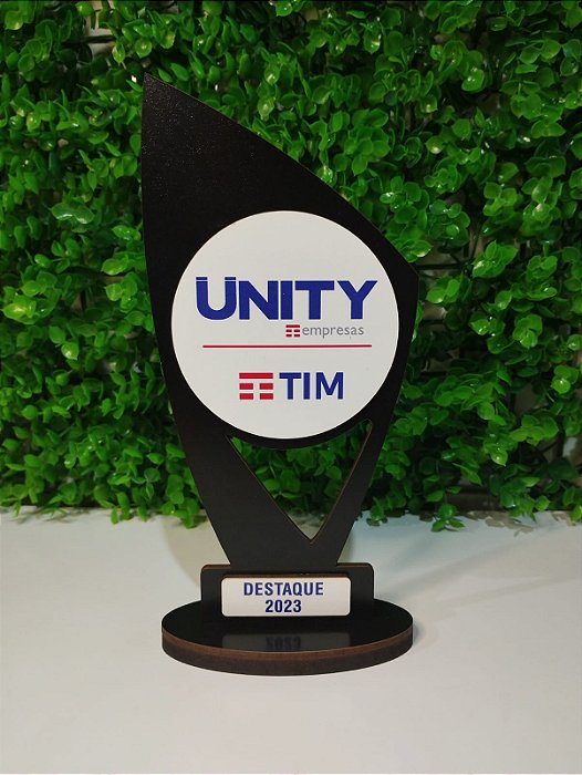 Trofeu personalizado em mdf - Cód. MDF015