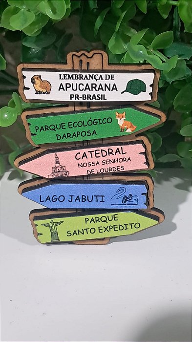 Imã de geladeira lembrancinha plaquinhas indicativas