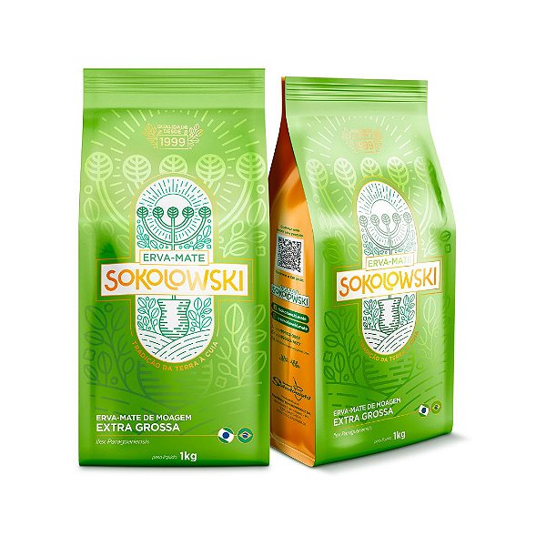Erva-mate Sokolowski Moagem Extra Grossa 1kg