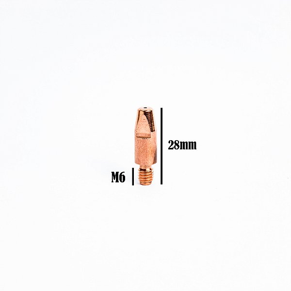 TUBO DE CONTATO 1,2MM - 28MM X M6 (MOD. MA013)