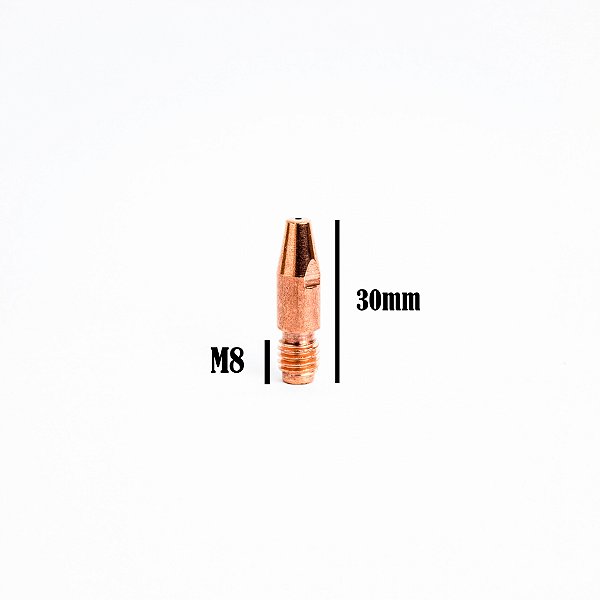 TUBO DE CONTATO 0,9MM - 30MM X M8 (MOD. MA061)