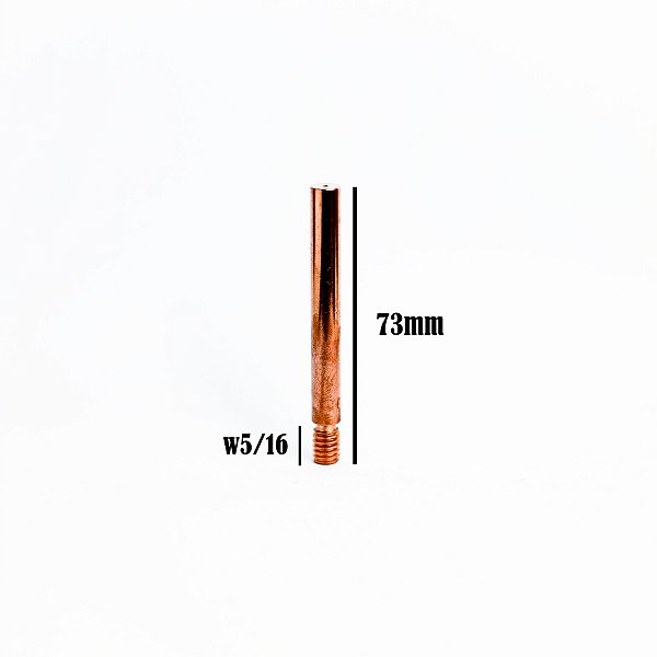 TUBO DE CONTATO 1,6MM - 73MM X 5/16 (MOD. MA044)
