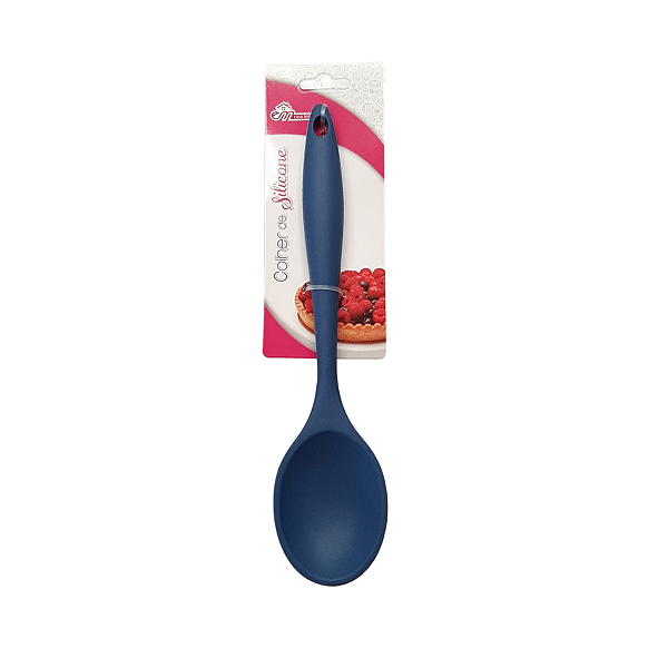Colher De Silicone Azul Pantone 27cm - Em Casa Tem