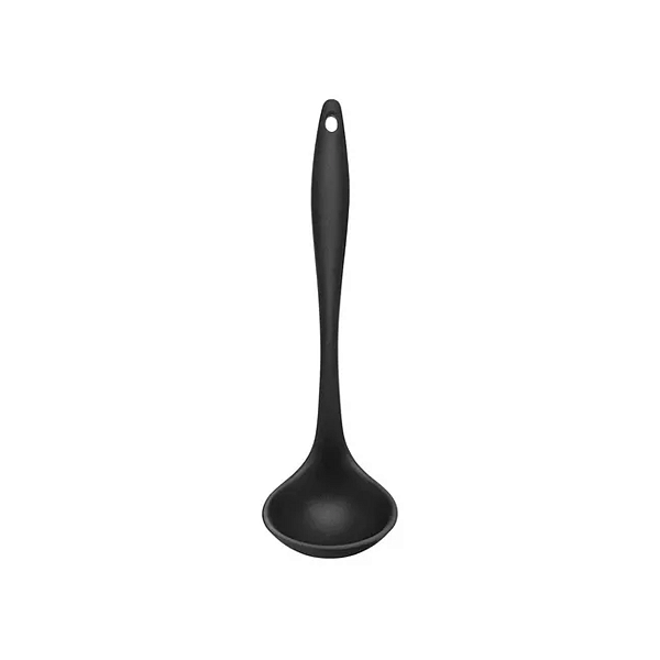 Concha De Silicone Preta 28cm - Em Casa Tem