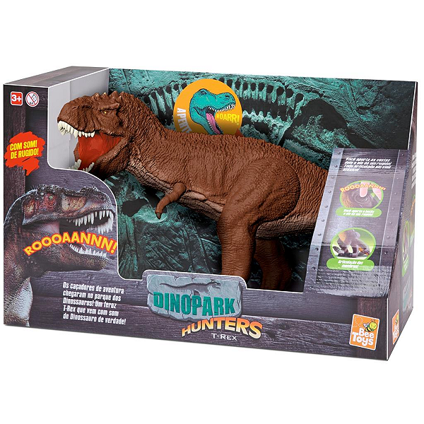 Dinossauro de Brinquedo T-Rex Articulado com Som - Bee Toys