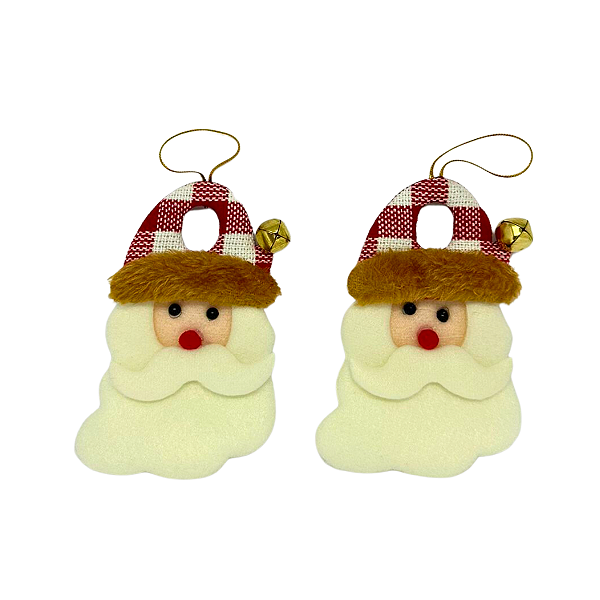 Enfeite De Natal pendurável Papai Noel Com Sino - Goal