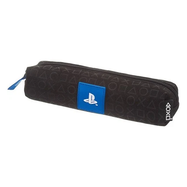 Estojo Escolar Playstation Evolution Slim 23cm - Preto
