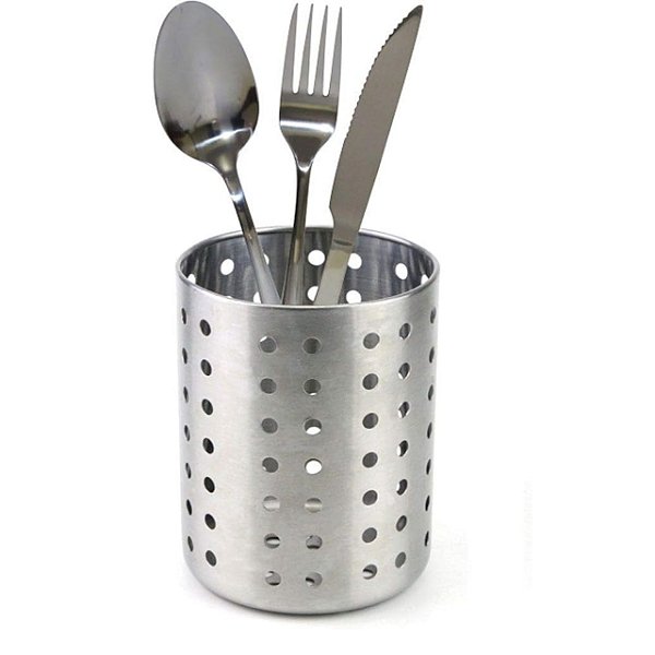 Suporte Para Talheres Inox 10x15cm