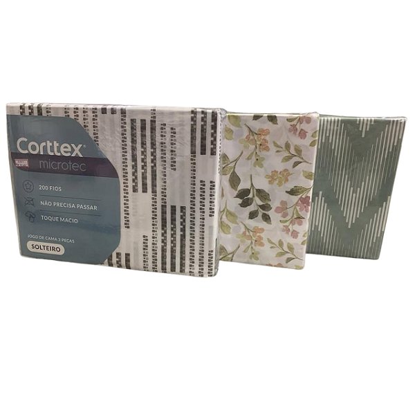 Jogo de Cama Microtec 200 fios Corttex